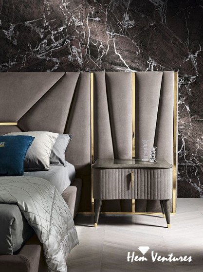 Leather Claded Bed